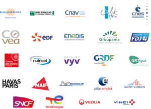 les logos des entreprises adhérentes à l'anvie en 2023